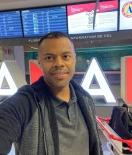A VanHacker arriving at an airport